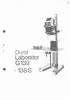 Durst Laborator L 138 S manual. Camera Instructions.